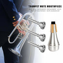 4pcs Professional 3/5/7C Trumpet Replacement Mouthpiece Mute Silencer Set A