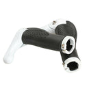 Bike Bicycles Cycling Ergonomic Lock-On Handlebar Grips Bar Ends White