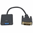 1080p DVI-D 24+1 Pin Male to VGA 15Pin Female Active Cable Adapter Converter ME