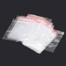 Clear Grip Self Press Seal Resealable Polythene Zip Lock Plastic Jewelry 10 J6O8