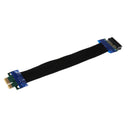 15cm PCI-E 1X Riser Card Flexible Ribbon Extender Extension Cable Cord