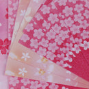 1Box square origami paper double sides cherry folding sakura papers DIY d F 3C