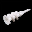 10 Pcs Self Drilling Wall  Threaded Drywall Plastic Auger Anchors
