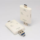 Type-C To Sd/Tf Card Reader Micro-Sd/Usb Three-In-One Phone Card Reader L1X9