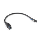Usb 3.0 Angle 90 Degree Extension Cable Male To Female Adapter Cord Data Ri