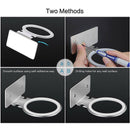 Self Adhesive Hair Dryer Holder, Wall Mounted Hairdryer Hanging Rack with P V5I1