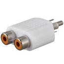 5X(RCA Y Splitter AV Audio Video Plug Converter Male to Female M/F Cable A S3E5)