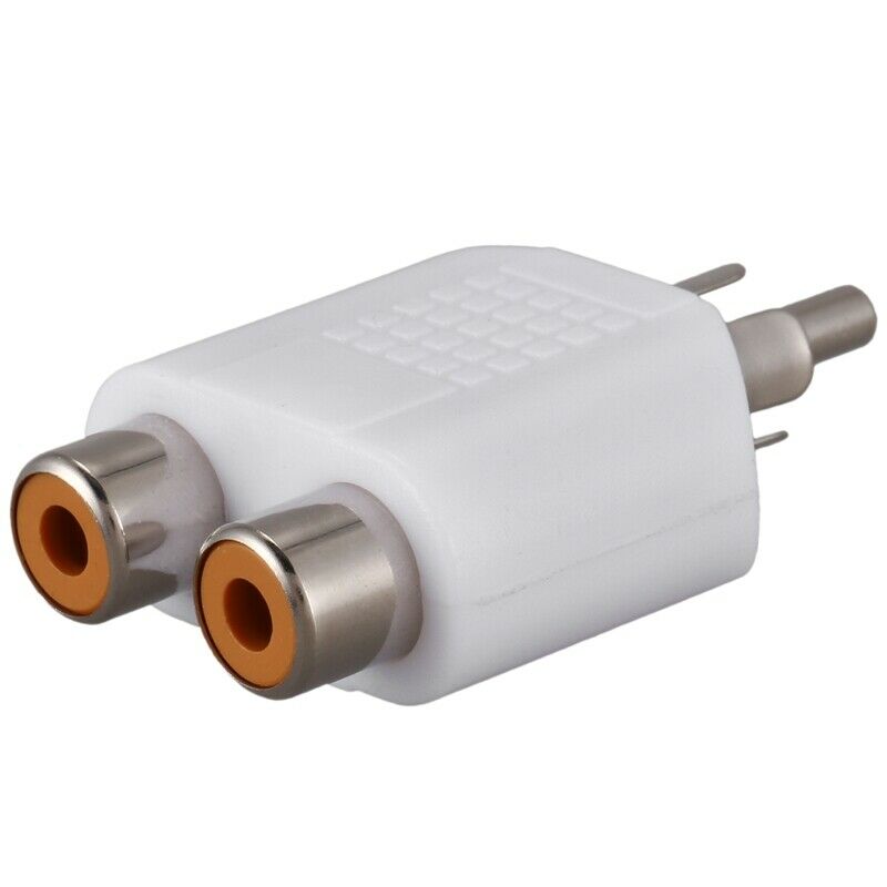 5X(RCA Y Splitter AV Audio Video Plug Converter Male to Female M/F Cable A S3E5)