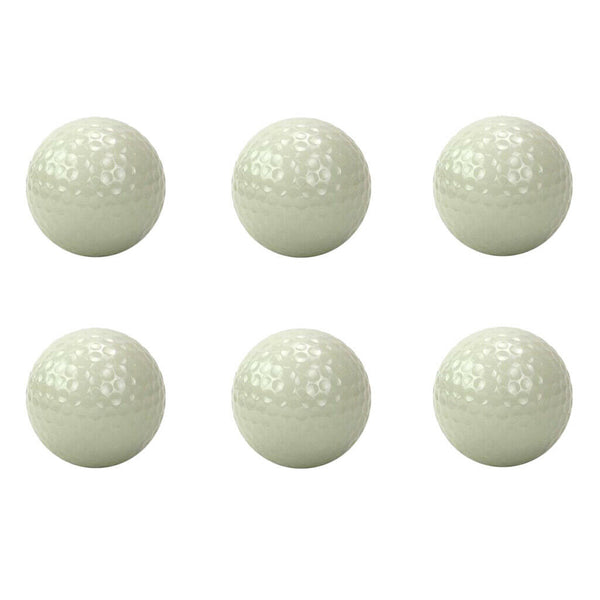 Set of 6 Reusable Luminous Golf Club Balls, Durable Night Glow Club Balls,
