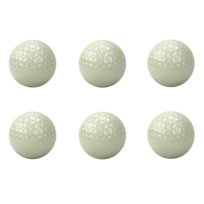 Set of 6 Reusable Luminous Golf Club Balls, Durable Night Glow Club Balls,