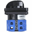 LW28-20 Ui 380V 5 Positions 16 Terminals Changeover Cam Switch Black+Blue