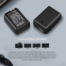 2Pcs 2000Mah Np-Fw50 Np Fw50 Camera Battery + Lcd Usb Dual Charger For Alph