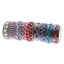Pack of 6 Rolls Assorted Shapes Rhinestone Stickers Diamante Gem Sparkle Crystal