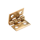 10x Mini Brass Plated Hinge - Small Decorative Jewelry Cigar Box Hinges LJ