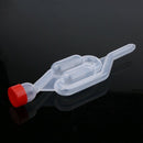 Wine Seal Exhaust Valve Straw Home Brew Wine Fermentation Airlock Sealed Pl Z2G8