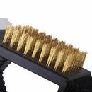 3 in 1 barbecue grill cleaner shovel sponge cleaning brush