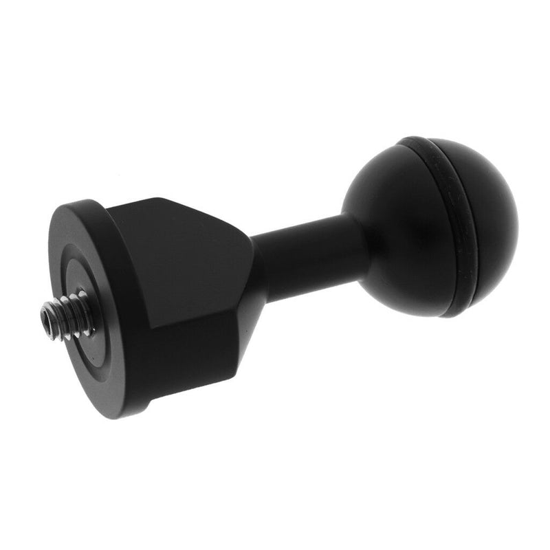 1" Underwater Ball Clamp Adapter for Light Flash Photo Video 1/4" Device