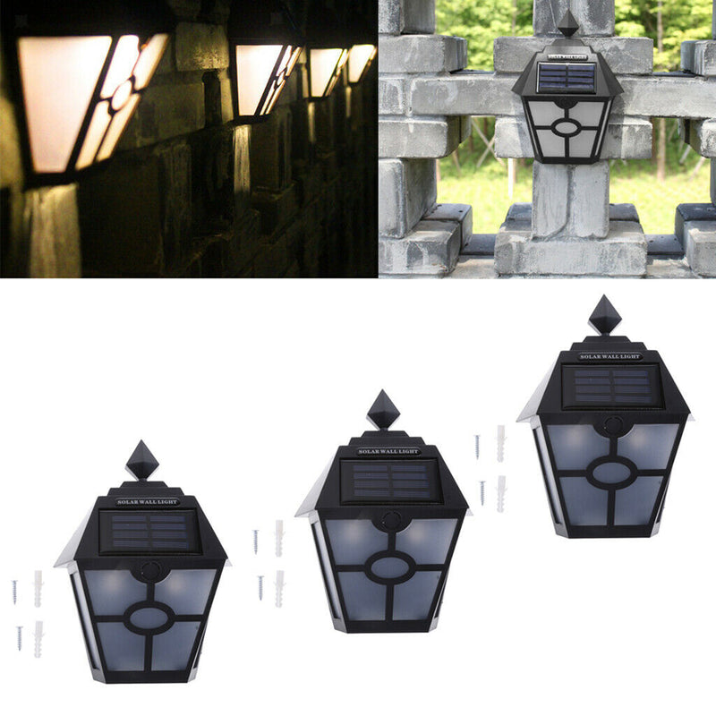 3 Pcs Solar Lights Solar Torches Lights Waterproof Outdoor Solar Pathway Lights