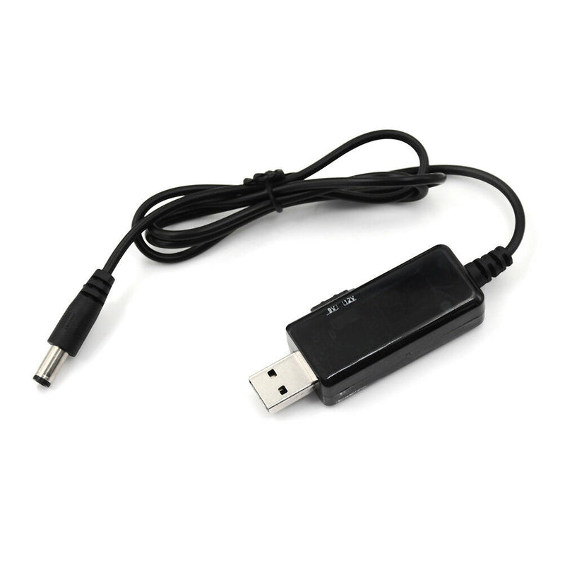USB Boost Cable 5V Step Up to 9V 12V Voltage Converter 1A Step-up Display B Gw
