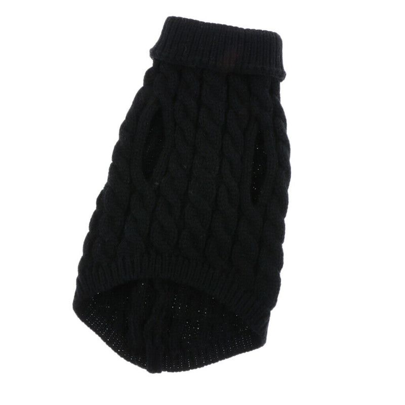 Set Of 2 Dog Sweater Winter Knitwear Dog Knit Sweater For