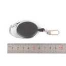 Retractable Key Chain Reel Steel Cord Recoil Belt Key Ring Badge Holder Outdo 3C