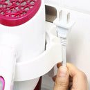 Wall Mounted Hanging Hair Blow Dryer Holder Storage Rack Organizer Bathroom