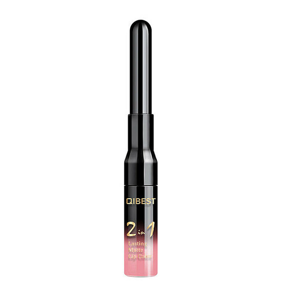 QiBest Lip Liner Pencil Lipgloss Lip Tint Makeup Lipstick Waterproof Nude L P3C2