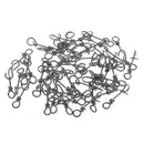 50 Pieces Fast Connecting Clips Fishing  Clips Swivels Connector 18mm