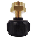 Regulator Valve Propane Refill Adapter for Steel Propane Cylinder with QCC1