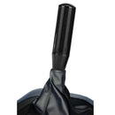 Car Gear Shift Knob Carbon Fiber Aluminum Shifter Lever Stick Knob (Black) A