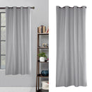 Waterproof Outdoor Curtain UV/Light Blackout for Patio Pivilion Gray 54x84"