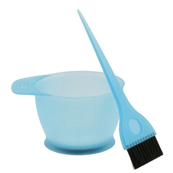 Hairdressing Hair Dye Color Bowl Color Mixing Comb Brush Kit Set Tint Tools R6P1