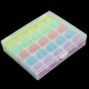 25 pcs New Empty Plastic Bobbins Spool For Sewing Machine With Storage Case