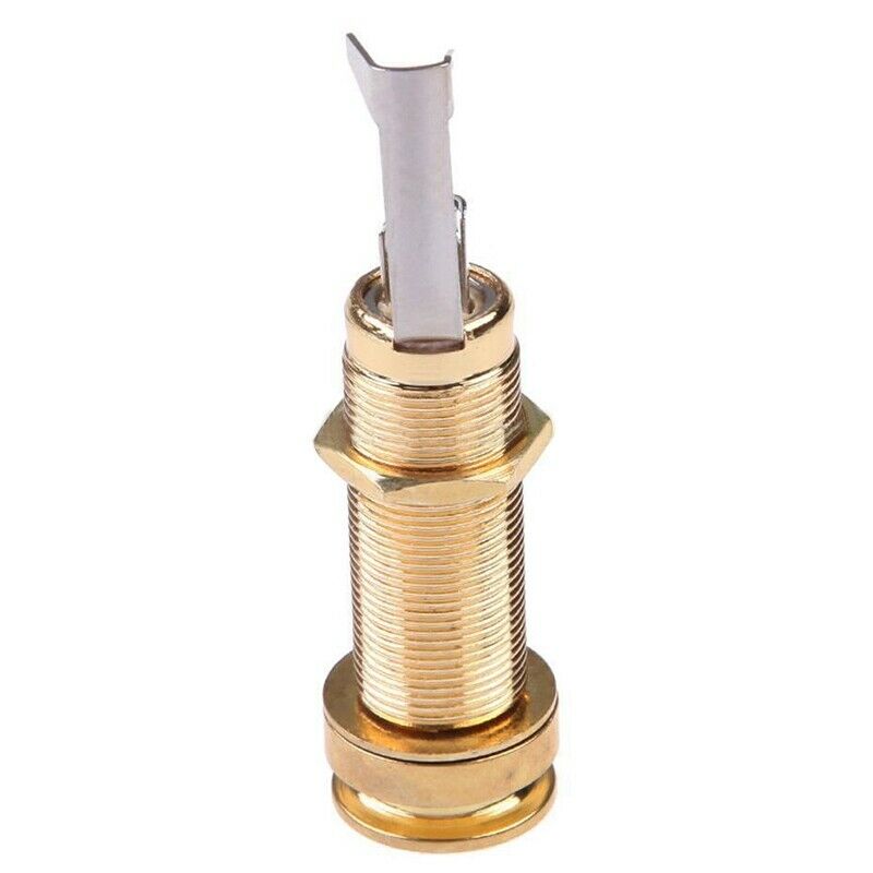 1/4 inch Mono Input Output Stereo Barrel Jack Plug Socket For Bass Electric