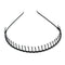 Metal wire Headband football sports gym toothed alice hair head band Men Women
