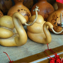 Novelty Speckled Swan Gourd Lagenaria Siceraria Seeds 5Seeds 85% Germination SP