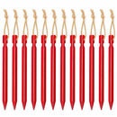 7 inch Outdoors Aluminum Alloy e Tent Stakes, 12PCS Tent Pegs