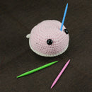 3pcs Grooved Cable Stitch Holder Knitting Stitch Markers Craft Knitting Holde@