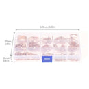 280 Pcs Assorted Copper Washer Gasket Set Flat Ring Seal Assortment Kit M5- G1M7