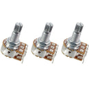 3x 18mm Shaft Guitar Volume Audio Taper Potentiometer for Guitar Bass MN250K
