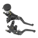 1 Pair Motorcycle 7/8'' 22mm Front Brake Clutch Master Cylinder Lever Set
