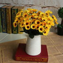30cm Artificial Sunflower Bouquet Bush Silk Flowers Flower Floral Wedding Rose