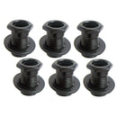Black Iron Electric/Wood/Acoustic Guitar Tuning Peg Tuner 6 Pieces Mounting