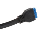 1 Piece USB 3.0 Dual Ports One Socket To The Motherboard 20-pin Header Cable