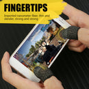 1Pair Breathable Game Controller Sweat Proof Gaming Finger Thumb Sleeve (G) A