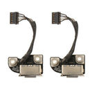 2x DC Power Jack Board Cable For MacBook Pro 13" A1278 2009 2010 2011 2012