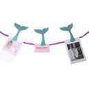 monthly photo banners mermaid garland first birthday party decoration suppVGUSTE