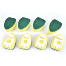 8Pcs Handle Sponge Magic Sponge Washer Brush Head Cleaning Brush ReplacemenS Hn
