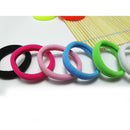 100 Pieces 4Cm Multicolor Elastic Hair Bands Hair Tie No Metal Gentle Elast V6E5