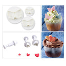 33Pcs Fondant Cake Decorating Tool Sugarcraft Plunger Cutter Mould for Bakery